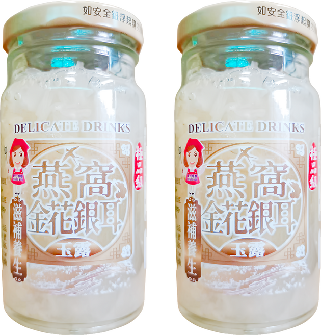 譽方媽媽 燕窩金花銀耳玉露, 140g, 2罐