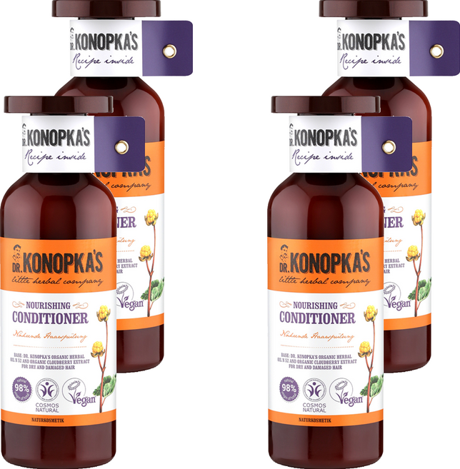 DR.KONOPKA'S 深層滋養潤髮乳, 4瓶, 500ml