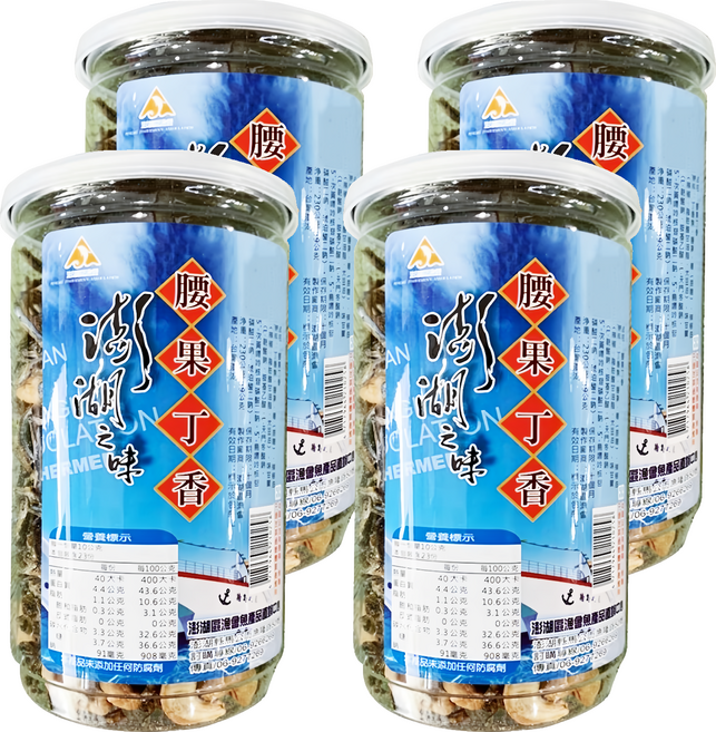 澎湖區漁會 澎湖之味 腰果小魚, 230g, 4瓶