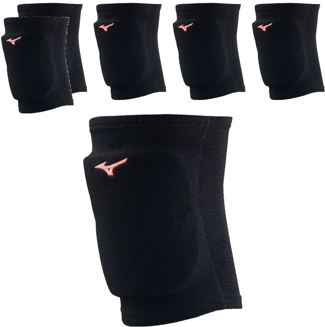 Mizuno 美津濃 成人用護膝 排球護膝 V2TYB08698 黑粉色, 3雙