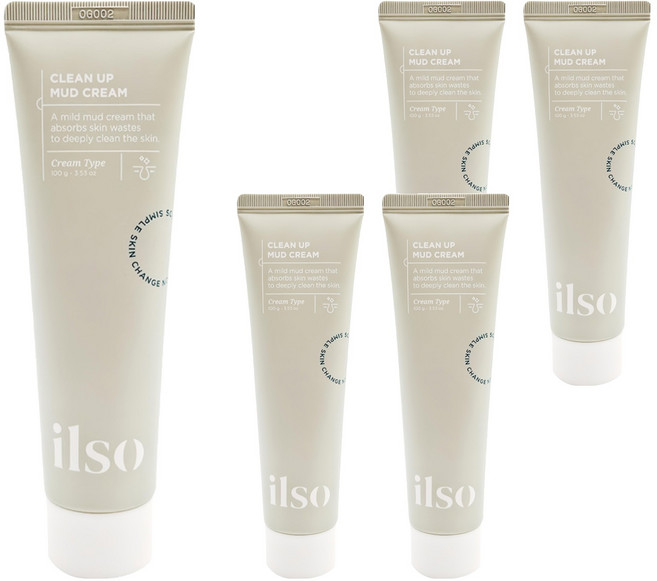 ILSO 清潔泥膜, 100g, 5條