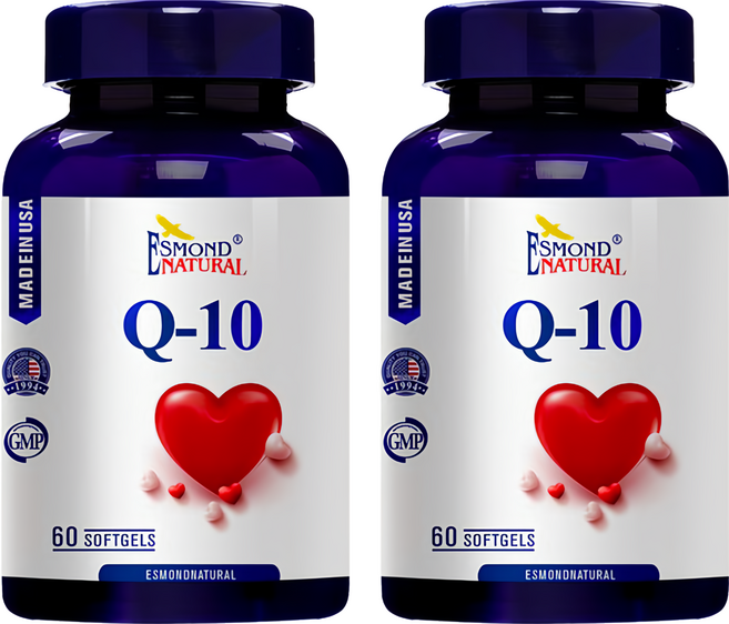 ESMOND NATURAL 愛司盟 輔酶 Q10 軟膠囊, 60顆, 0.3g, 2罐