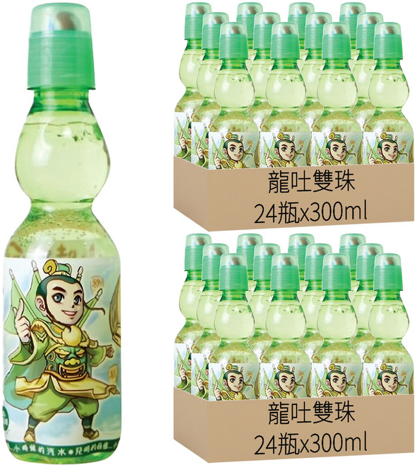 DAYSHINE 龍吐雙珠彈珠汽水, 300ml, 48瓶