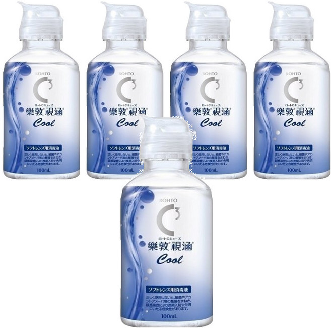 ROHTO 樂敦 視涵 水感多效保養液 清涼滋潤, 100ml, 5瓶