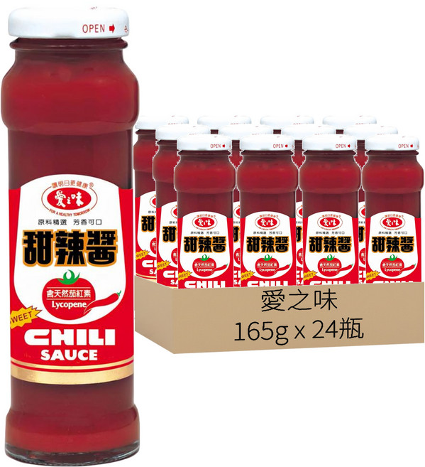 愛之味 甜辣醬, 165g, 24瓶