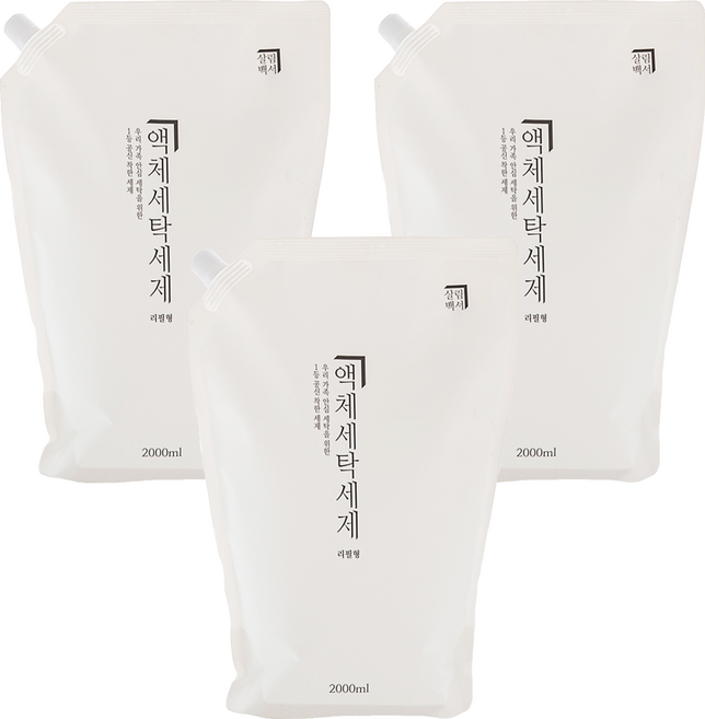 Homekeeping Salrimbaekseo 洗衣精補充包, 2L, 3包