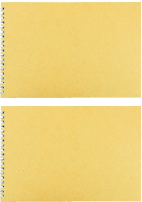 珠友文化 18K雙圈繪圖本 40張 NQ-63305-02 26 x 17.7 x 1cm, 2本, 牛皮