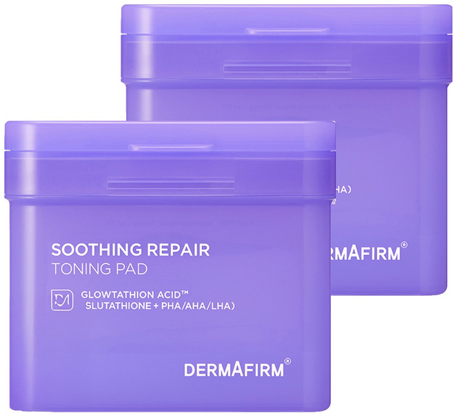 DERMAFIRM 舒緩修護化妝棉片 R4 180毫升, 70片, 2盒