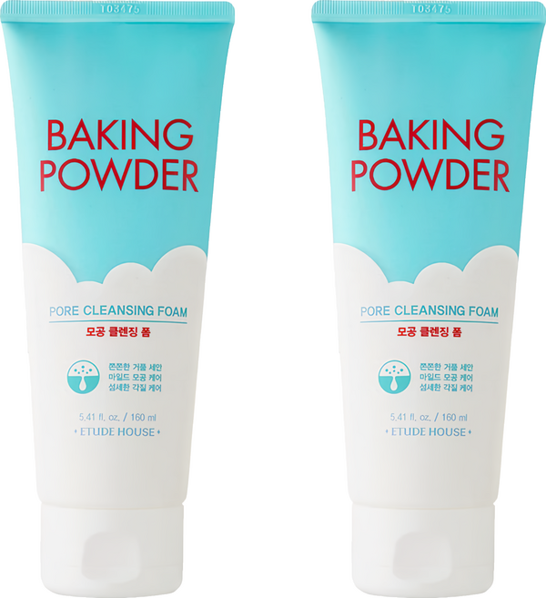 ETUDE 蘇打粉極淨深層毛孔洗面乳, 160g, 2條