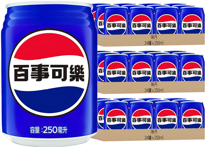 PEPSI 百事可樂, 250ml, 72罐