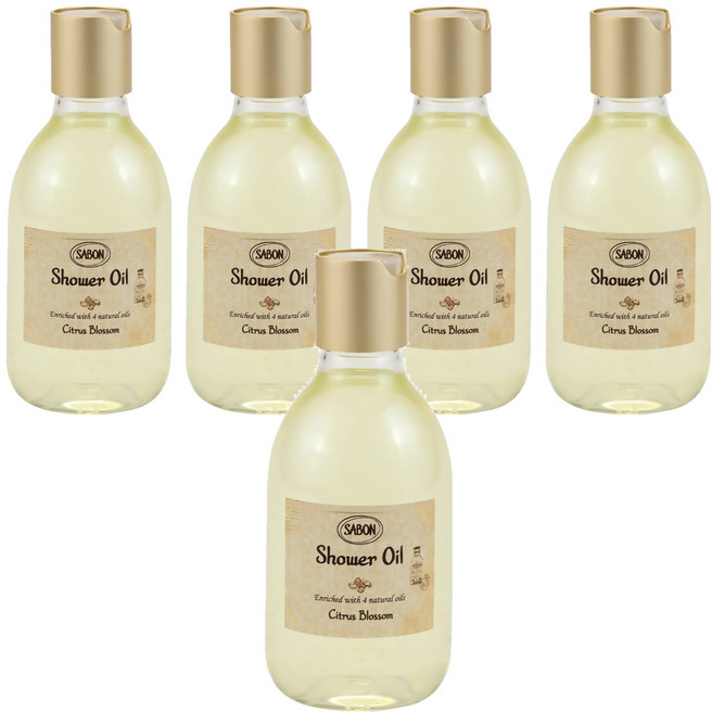 SABON 沐浴油 橙花漫舞, 300ml, 5瓶
