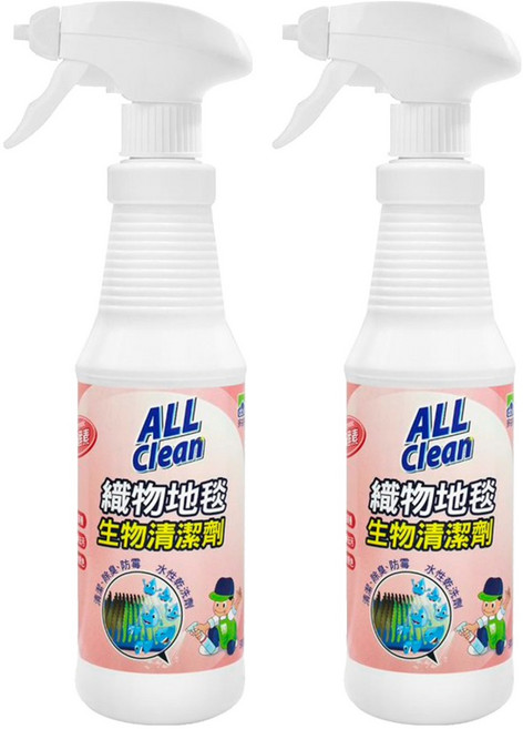 do it 多益得 ALL Clean 織物地毯清潔劑, 500ml, 2瓶