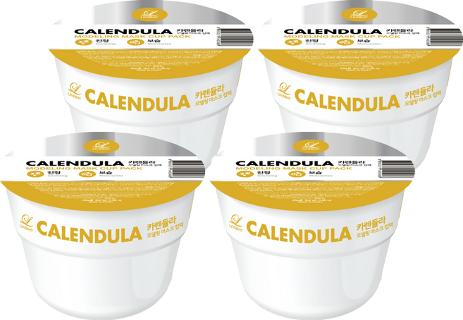 韓國 LINDSAY 台灣公司貨 軟膜粉 金盞花 28g, 4個, 1罐