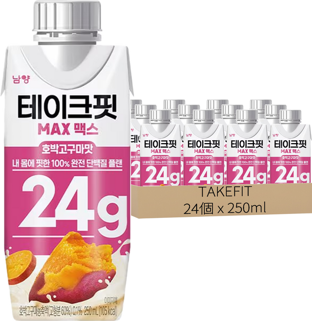 TAKEFIT MAX蛋白飲 地瓜口味, 250ml, 24個