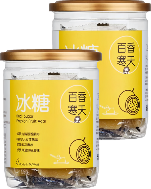 蜜思朵 冰糖百香寒天, 2罐