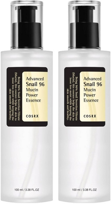 COSRX 96%蝸牛賦活黏液精華, 100ml, 2瓶