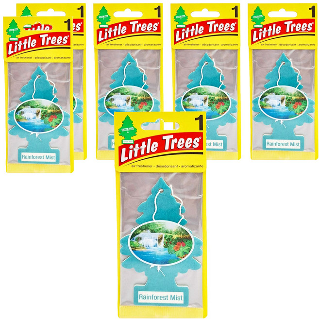 Little Trees 小樹香片 香氛卡, 迷霧雨林, 7g, 6片