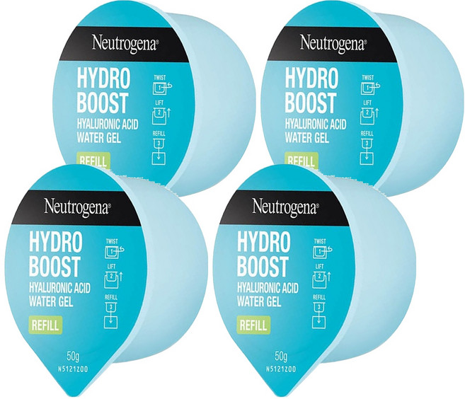 Neutrogena 水活保濕凝露 補充包, 50g, 4個