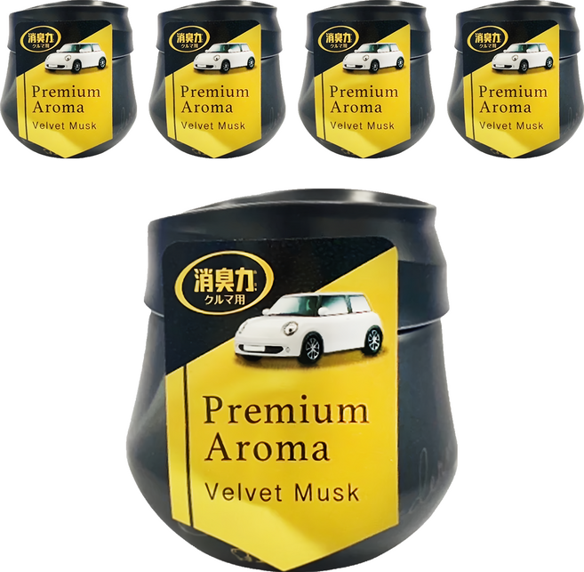 ST 雞仔牌 消臭力 車用芳香劑 Premium Aroma Velvet Musk, 絲絨麝香, 5罐