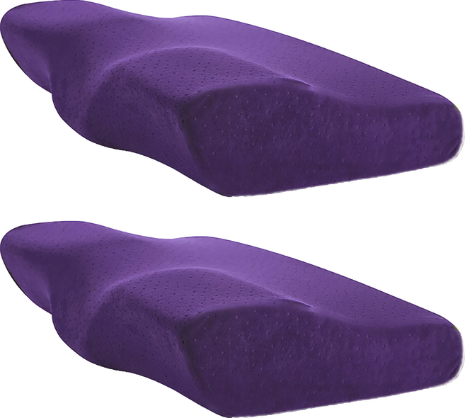 小麥購物 蝶型記憶枕 L702, 2個, 高貴紫