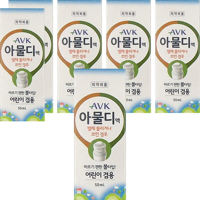Aloe Vera Korea 止癢滾珠瓶, 50ml, 6瓶
