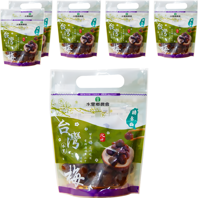 水里鄉農會 台灣梅 酵素梅, 500g, 6包