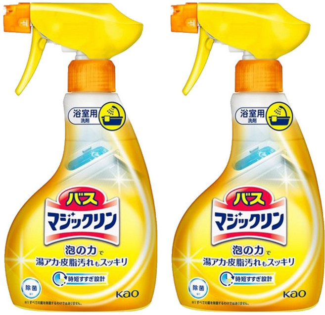 Kao 花王 Magiclean 魔術靈 浴室清潔噴霧 柑橘香, 350ml, 2瓶