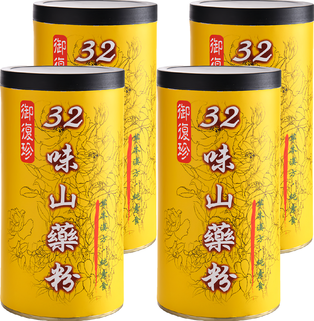 御復珍 32味山藥粉 全素 無糖, 600g, 4罐