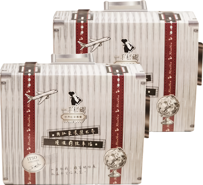 ITSO 一手私藏 環遊世界茶包 仲夏夜 + 魚池 + 夏卡爾 + 阿薩姆 + 伯爵 + 錫蘭紅茶, 6包, 3g, 2盒