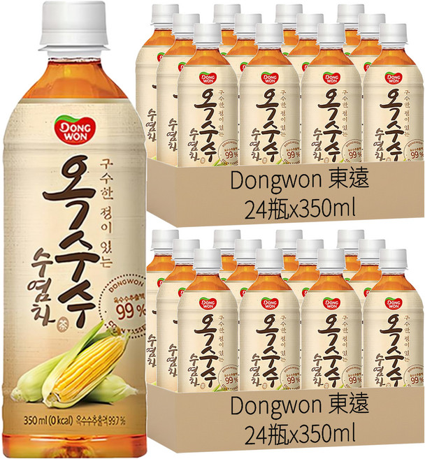 Dongwon 東遠 韓國玉米鬚茶, 48瓶, 350ml