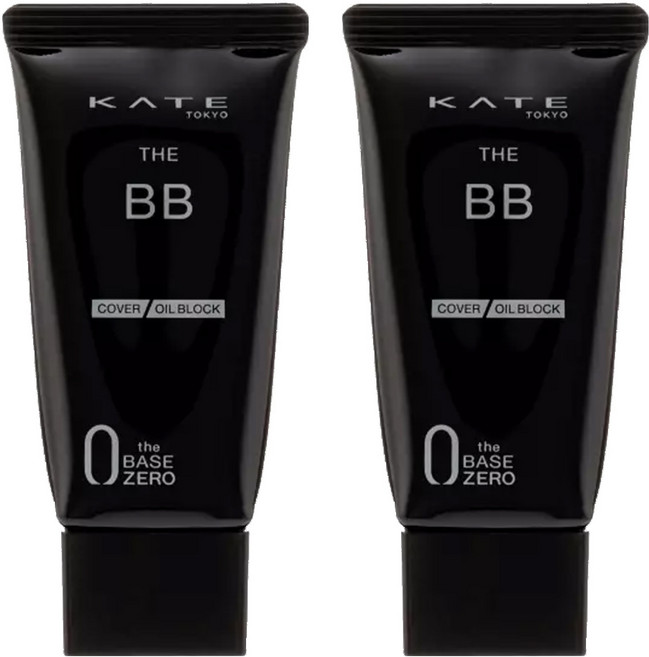 KATE 凱婷 台灣公司貨 零瑕肌密高遮瑕BB霜 控油 SPF21 PA++, EX-2, 30g, 2條