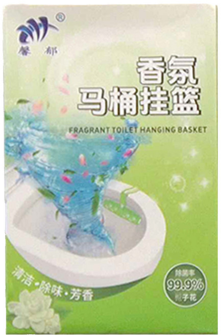馨郁 馬桶香氛掛籃3入組 10 x 3 x 8cm, 槴子花, 30g, 1組