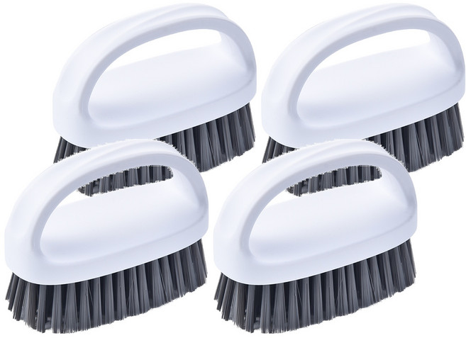 Quasi 淨濼洗衣刷 小 9.8 x 7 x 5cm, 4個, 白色