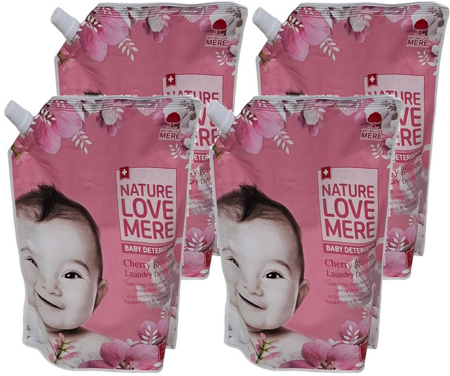 NATURE LOVE MERE 林貝兒 抗臭洗衣精, 1.3L, 4包