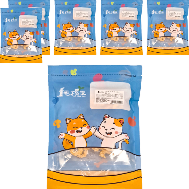 Pet Feed Shop 毛孩王 凍乾零食 貓用, 蝦仁, 30g, 6包
