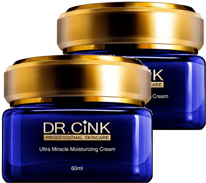 DR CiNK 達特聖克 強潤瞬效奇蹟保濕霜, 60ml, 2罐