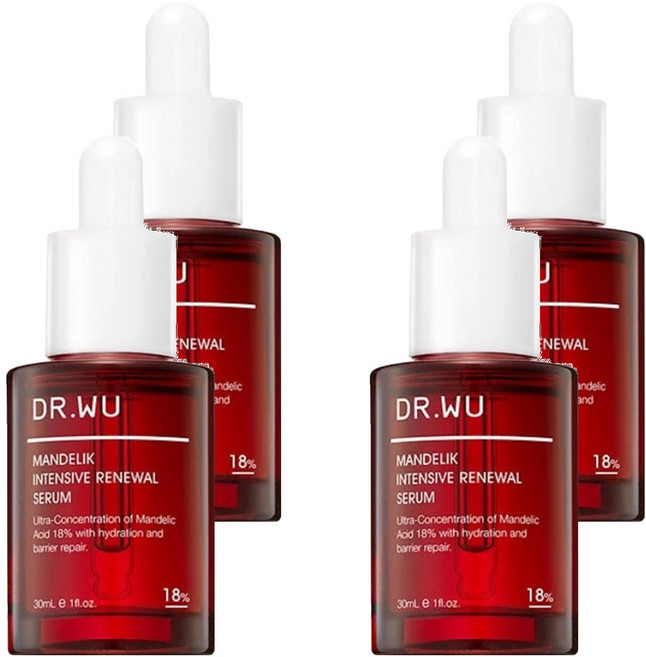 DR.WU 達爾膚 杏仁酸亮白煥膚精華18%, 30ml, 4瓶