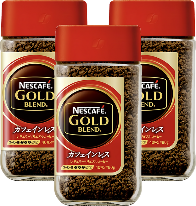 NESCAFE 雀巢咖啡 金牌微研磨咖啡, 80g, 1入, 3罐