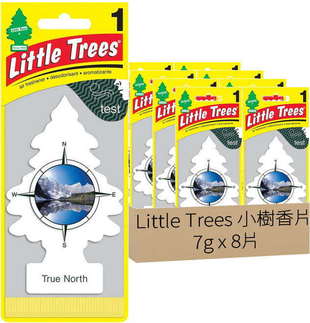 Little Trees 小樹香片 香氛卡, 雪域, 7g, 8片