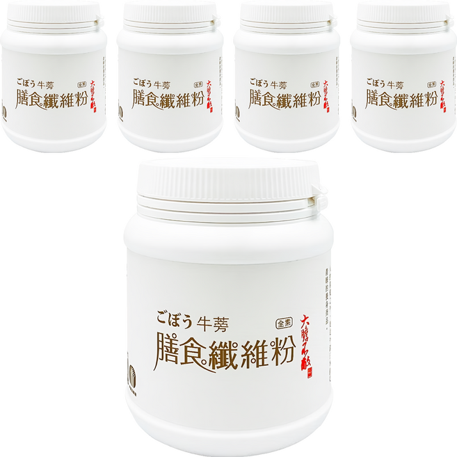 臺南將軍區農會 牛蒡膳食纖維粉, 1入, 5罐, 250g