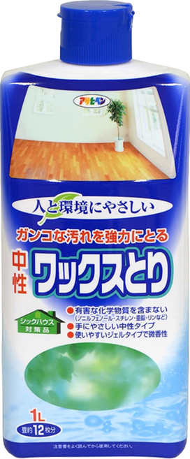 ASAHIPEN 日本製地板去污除蠟劑, 1L, 1瓶