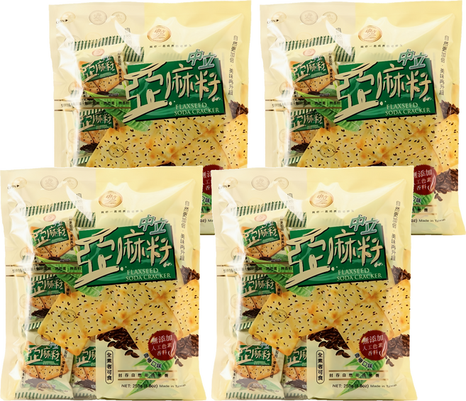 中立 亞麻籽 香椿口味, 250g, 4袋