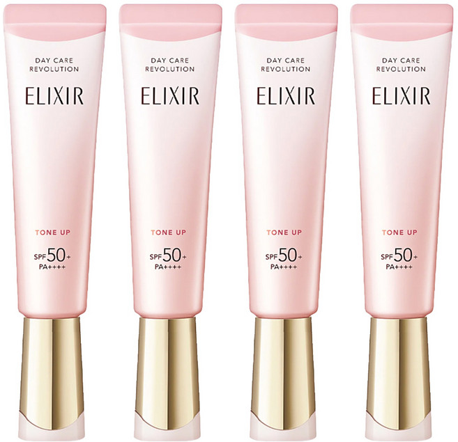 ELIXIR 怡麗絲爾 膠原亮妍多效美肌乳 PK, 35g, 4條