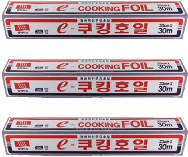 SAM-A SAXXFOIL e 烹飪鋁箔紙, 30m, 3捲