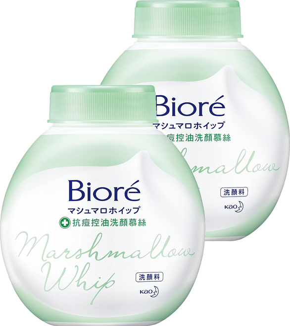 Biore 蜜妮 台灣公司貨 洗顏慕絲 抗痘控油 更替瓶, 160ml, 2件