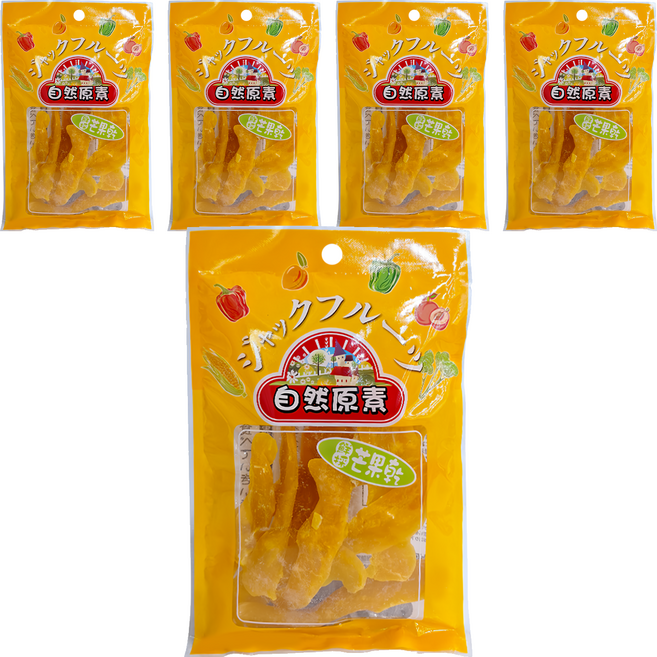 自然原素 鮮採芒果乾, 140g, 5包