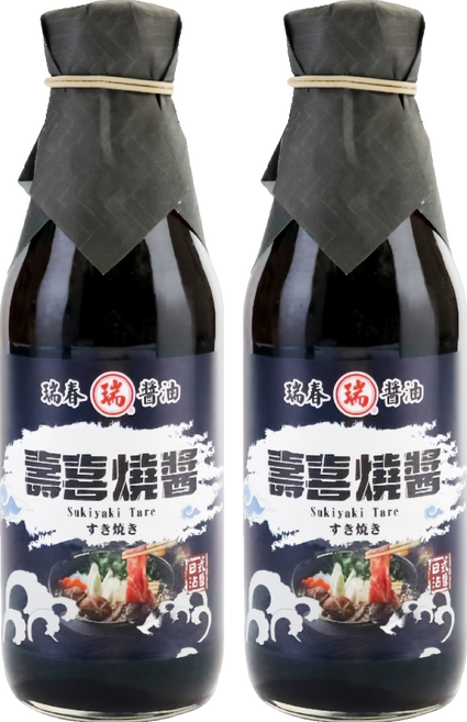 瑞春醬油 壽喜燒醬, 250ml, 2個