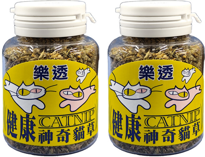 beaphar 樂透 原廠公司貨 健康神奇貓草, 10g, 2罐, 貓草