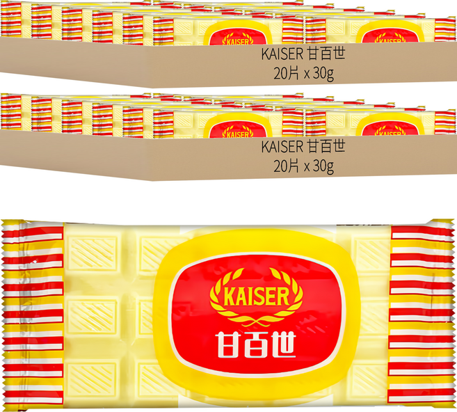 KAISER 甘百世 白巧克力糖, 30g, 40片