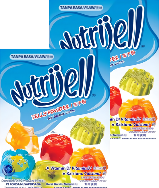 Nutrijell 果凍粉 Original 原味 12包, 180g, 2盒